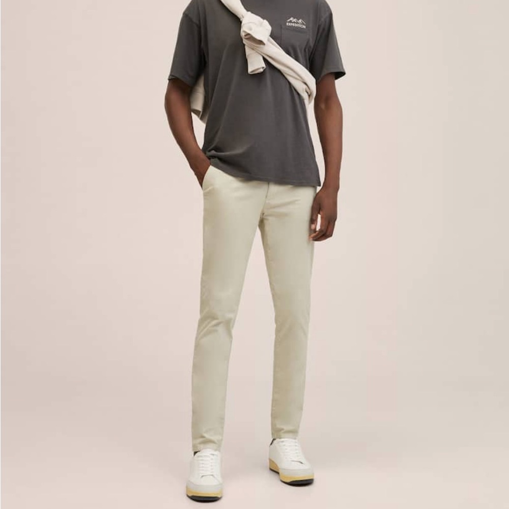 MANGO TEEN Slim Fit Cotton Chino - NWT